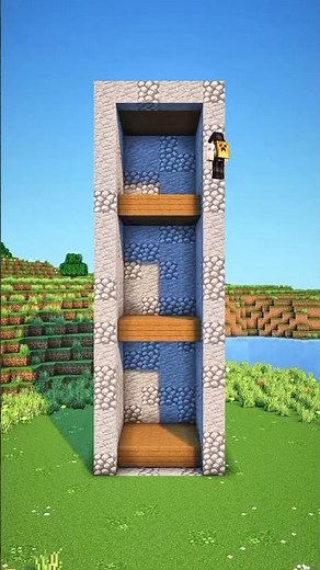 BUILD a Tower House in Minecraft 👍🏼 #minecraft #minecraftshorts