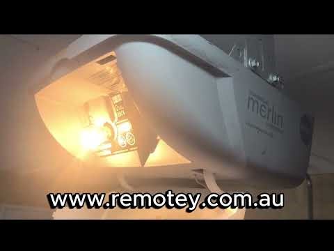 Merlin C945 Sectional Garage Door Remote Control Tune In Instructions