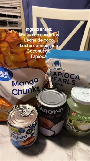 Deliciosa receta de postre con mango y tapioca