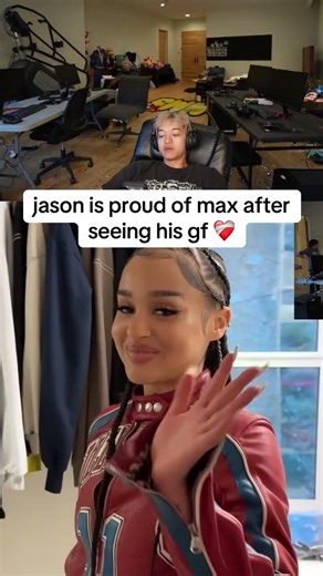 jason reacts to max’s gf ❤️‍🩹 #jasontheween #plaqueboymax #faze
