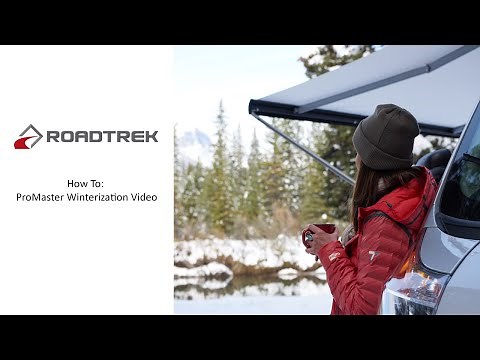 Roadtrek ProMaster Winterization Video