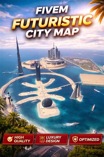 Futuristic City Map for Fivem | Digital Download | Custom Add-on Map - Etsy UK