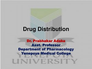 PPT - Drug Distribution PowerPoint Presentation, free download - ID:8961655