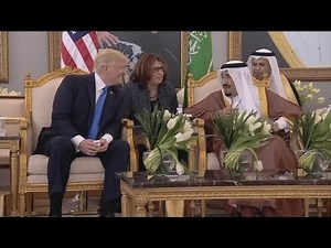 President Trump arrives in Saudi Arabia
