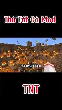 How I Experience the TNT Minecraft Mod ? #minecraft #minecraftmods #shorts