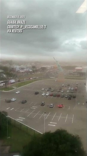 Statue of Liberty replica collapses amid high winds in southern Brazil | GMA Integrated News