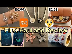 2022 TEMU First Impression, Review and Haul | US Online Shopping | Very Inexpensive