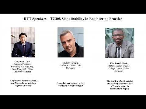 ISSMGE ITT Episode 36: Slope Stability in Engineering Practice (TC208)