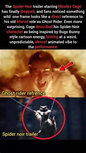 Spider-Noir Just Reference Ghost Rider ? #shorts