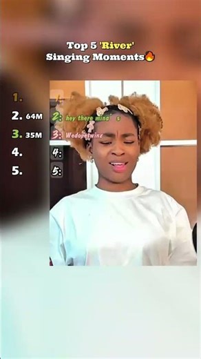 Top 5 'River' Singing Moments #river #song #singing #fyp
