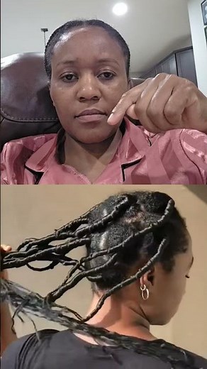 African Threading Is The Best ! No Heat Damage #duet #haircare #hairgrowth #naturalhair
