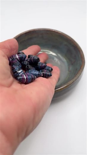 Paper Beads, 20 Loose Beads for Jewelry or Craft Projects - Etsy