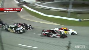 The Super Late Models finally got their chance to hit the pavement Sunday night at New Smyrna Speedway. Watch the highlights now on RacingAmerica.tv: https://www.racingamerica.tv/videos/highlights-super-late-model-35-at-new-smyrna-2-12-22 | Racing America