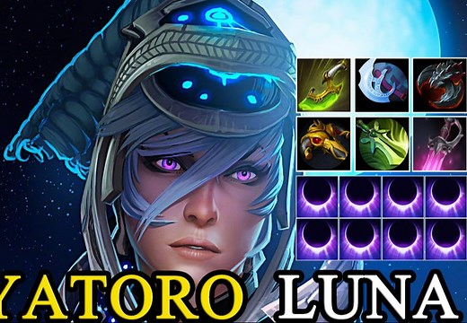 【睡前DOTA第三百六十九期】43分钟的游戏只有2分钟经济在领先！Yatoro 25/5/9 绝刃蝴蝶大跳刀一号位露娜，领先对面大哥一万经济！！！