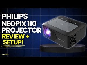 Philips Neopix 110 Home Projector Review + Setup | How Easy Is Setup for Beginners?
