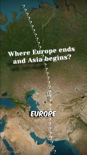 The border between Asia and Europe #history #map #facts #geography