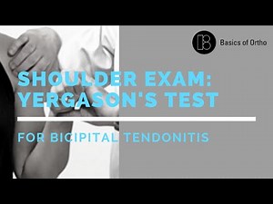 Shoulder Exam: Yergason's Test for Proximal Biceps Tendonitis