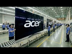 A Tour of the $19B Acer ConceptD OLED X Factory 2027: The Future of Creator Displays