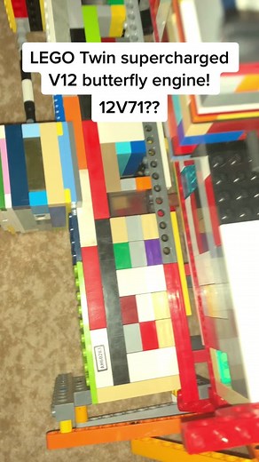 LEGO Supercharged V12 Butterfly Engine Build | Nitrolve