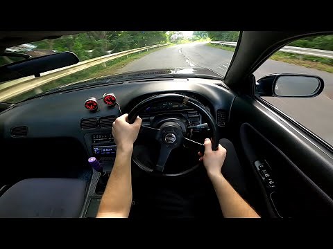 1991 Nissan 180SX Type S (SR20DET) POV Drive in Japan