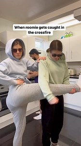 1M views · 28K reactions | All the guy wanted to do was eat his breakfast in peace  #dance #trend #funny #reels #blooper #relatable | The Gilbert Twins | Facebook