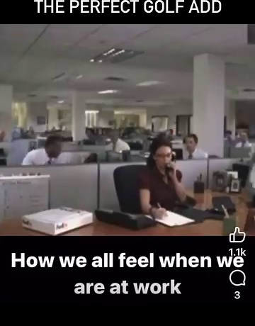 Missed opportunity not cutting to Mr. Delaney on the first tee...⁠ ⁠ 📸⁠- Wendy Woo Golf | Golf Gods