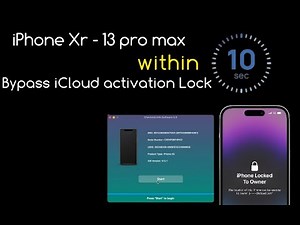 iPhone XS iOS 17.5.1 bypass icloud activation lock within 10 secound using Checkm8 tool