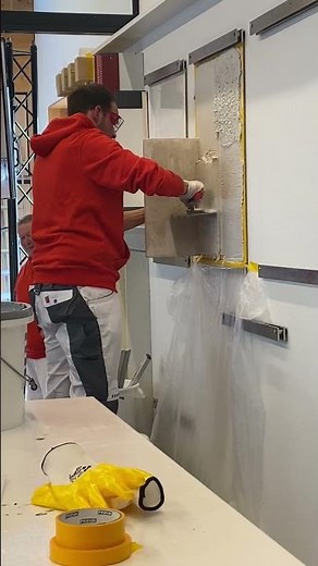 Putz mit der Technik Lämmerschwanz gestalten