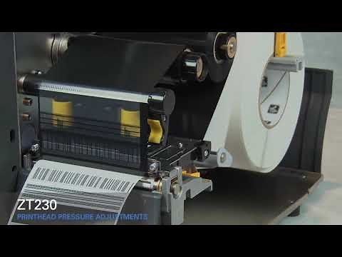 ZT230 - How to Adjust the Printhead Pressure