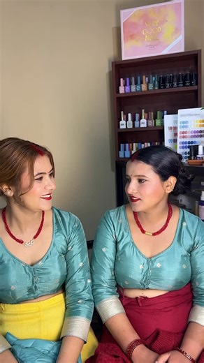 Trishnamakeupstudio on Instagram: "Two sisters, one frame. Soft glam look for their brother’s wedding. They were so happy💄🫶 #guestmakeup"