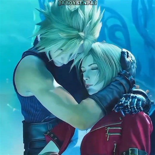 Cloud, it's okay | #finalfantasy #finalfantasyadventchildren #aerith #cloud #tifa