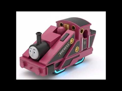 AI turns Ertl Skarloey and Rheneas into futuristic versions