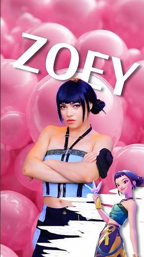 Zoey from Demon Hunters! Huntrix in Real Life!