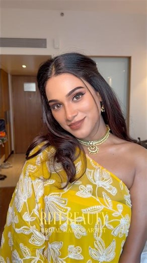 South Indian Haldi Bridal Makeup Mumbai | HD Bride at The Fern Goregaon | Riti Beauty