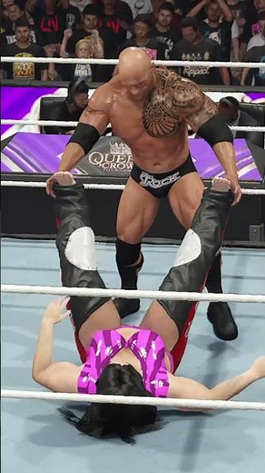 The Rock vs Sheila Ortega part2 #wrestling