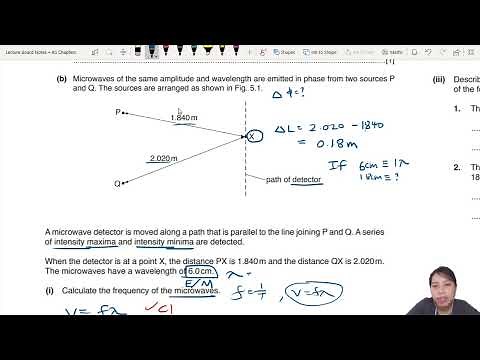 MJ18 P23 Q5 Microwave Interference and Source Phase Change | AS Superposition | CAIE A Level Physics