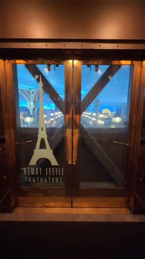 A welcoming entrance that hints at what’s inside, where every moment is memorable — Eiffel Tower Restaurant. | Eiffel Tower Restaurant