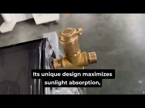 split flat panel solar water heater