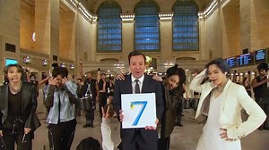 BTS Performs "ON" at Grand Central Terminal for The Tonight Show