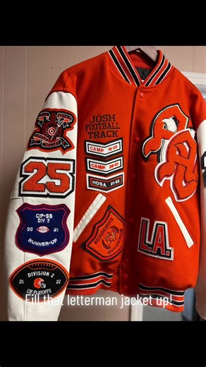 Design Your Custom High School Letterman Jacket with Unique Patches!