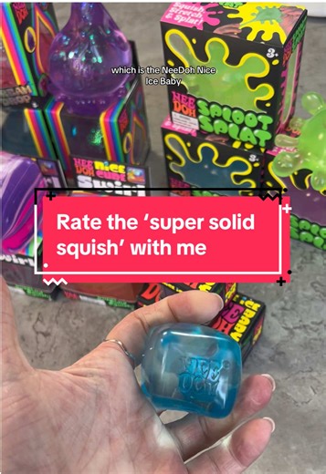 Rate the NeeDoh Sensory Squish: Firmness Comparison