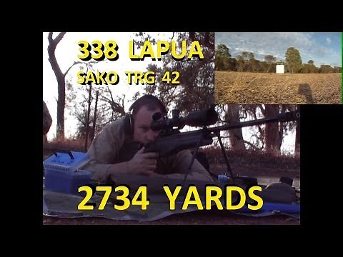 Extreme Long Range Shooting .338 Lapua at 2734 yards