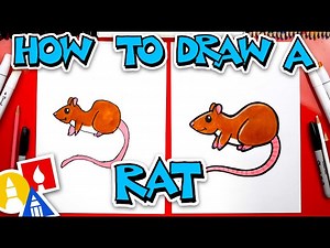 How To Draw A Rat - Year Of The Rat - Videos For Kids