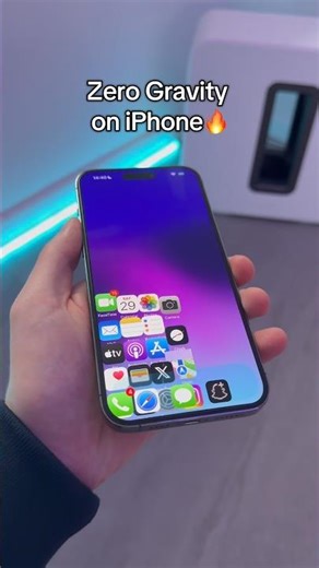Zero Gravity on iPhone?🔥 #apple #smartphone #iphone #tech #techtok