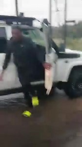 WATCH LETSILE TEBOGO RESCUES STRANDED MOTORISTS IN GABORONE FLOODS Olympic sprinter Letsile Tebogo assisted stranded motorists after heavy rains caused flooding near the BTV/Block 3 traffic lights in Gaborone. Using his Toyota Land Cruiser, Tebogo pulled submerged vehicles to safety as rising waters left several drivers trapped. Eyewitnesses described the situation as chaotic, with vehicles floating and engines stalling. Social media users have since praised Tebogo’s quick response, calling him 