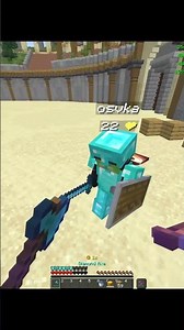 Day 8 of fighting someone in uhc but everyday i lose an item #minecraft #uhc #minecraftpvp #pvp