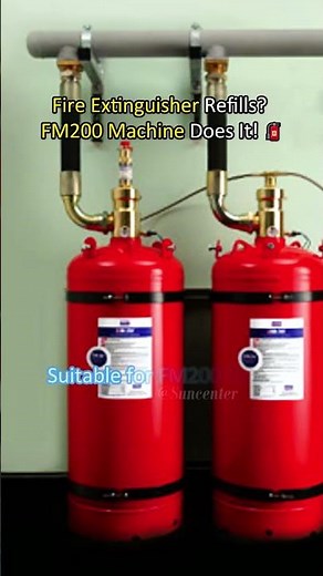 Fire Extinguisher Refills? FM200 Machine Does It! #FM200 #NOVEC #fireextinguisher #firesafety
