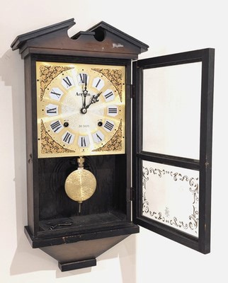 Acctim 31 Days Wind-Up Pendulum Wall Clock 1970s Vintage With Key - Needs Attn | eBay UK