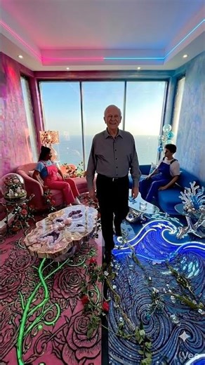 THIS DOUBLE FLOOR IS AMAZING 🌹🌊🤩 #epoxy #epoxyfloor