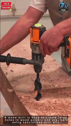 Wood Drill Tool Precision Large Hole Drilling Machine#tool
